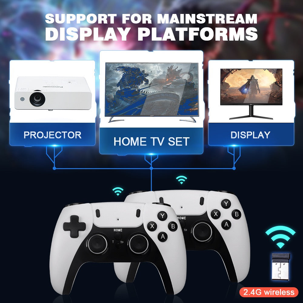 M15 Home TV Game Console 2.4G Wireless Dual Controller